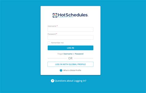 hotschedules com|hotschedules.com setup.